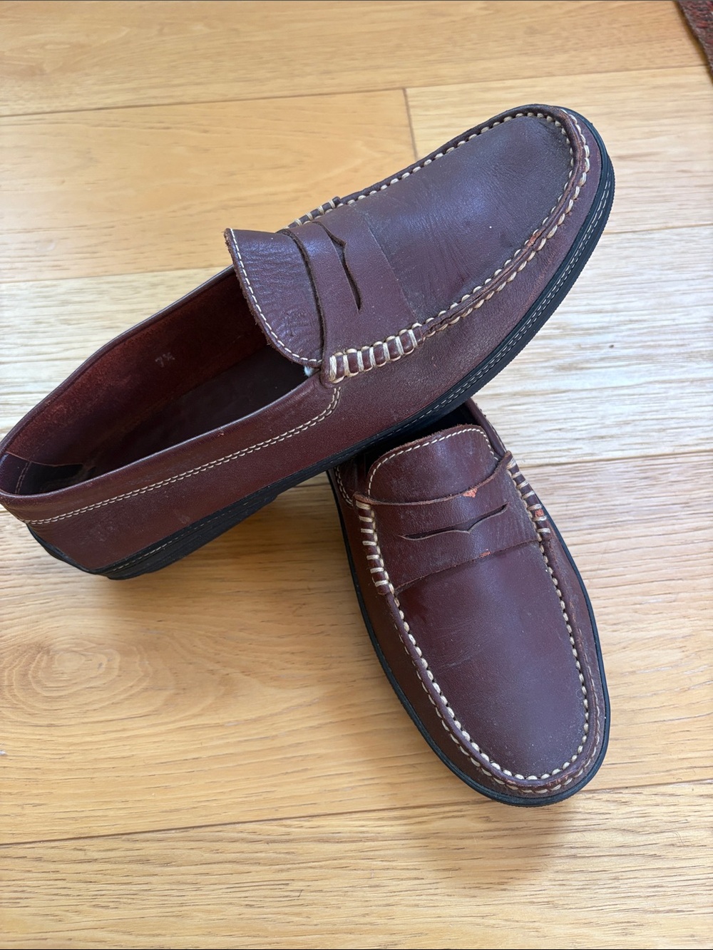 Tod's Men's Dark Brown Leather Penny Loafers